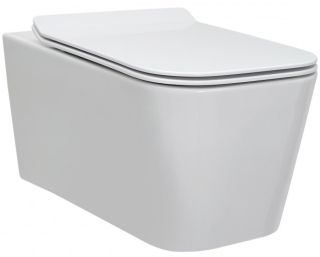 Комплект Berges 4в1 043224: инсталляция NOVUM525 кнопка F5 SoftTouch чёрная унитаз Floe Rimless сидение Floe Slim SO